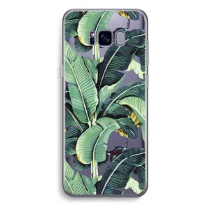 Bananenbladeren: Samsung Galaxy S8 Plus Transparant Hoesje