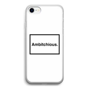 Ambitchious: iPhone SE 2020 Transparant Hoesje