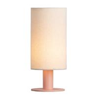 Leen Bakker - Tafellamp Arches - /naturel - IJzer - Roze - 11x11x28.5 Cm