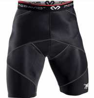 McDavid 8200R Cross Compression Shorts With Hip Spica - Black - S - thumbnail