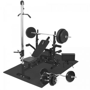 Gorilla Sports 101000-00019-0001 Trainingsbank en rek voor gewichtheffen Zwart