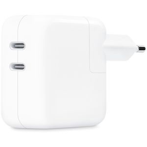 Apple Lichtnetadapter van 35 W met twee USB-C-poorten oplader