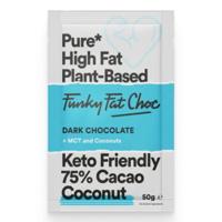 Funky Fat Foods Dark Chocolate Coconut Tablet (50 gr)