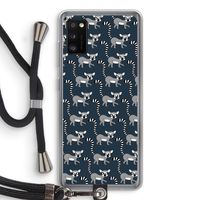 Makis: Samsung Galaxy A41 Transparant Hoesje met koord