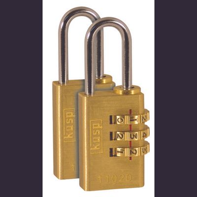 Kasp K11020D2 Hangslot Goud-geel Cijferslot Kasp K11020D2 Hangslot Goud-geel Cijferslot