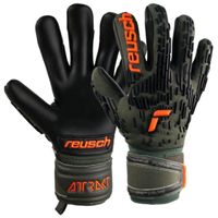 Reusch Attrakt Freegel Silver Finger Support JR - Green/Orange - thumbnail