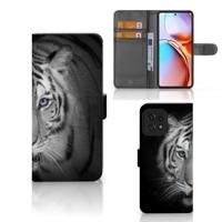 Motorola Edge 40 Pro | Telefoonhoesje | Met pasjeshouder | Tijger