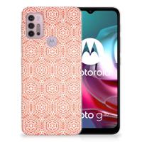 Motorola Moto G30 | G10 | TPU bumper | Pattern Orange