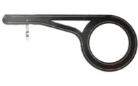 Kettingscherm Axa KSR 38-40T - Zwart