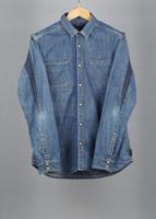 Scotch & Soda Blue vintage denim shirt in size M for Unisex