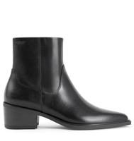 Vagabond - Kelsey enkellaarsjes zwart Leer Dames