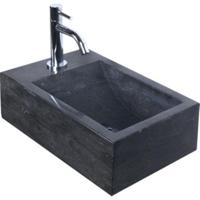 AQX Basin Set Nera R 40x23x11cm Rectangle NaturalStone Gr CE 1157793 - thumbnail