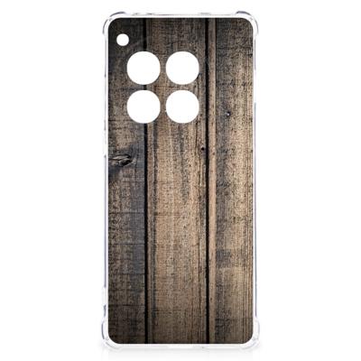 OnePlus 12 Stevig Telefoonhoesje Steigerhout OnePlus 12 Stevig Telefoonhoesje Steigerhout