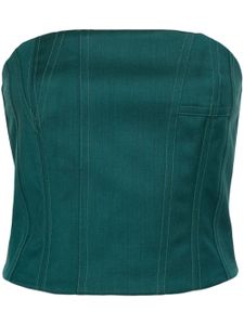 AMIRI bustier Ma en laine - Vert