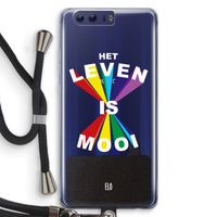Het Leven Is Mooi: Honor 9 Transparant Hoesje met koord