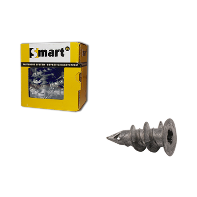 pgb-Europe SMART | Zelfb. gipskartonplug SMART Ø 15x29 Zamak | 50 st - SM0GKP000001E