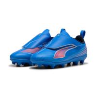 PUMA Ultra 6 Play V Gras / Kunstgras Voetbalschoenen (MG) Kids Blauw Wit Felrood