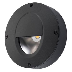 SG Callisto Wall LED opbouw zwart 4W 3000K dimbaar IP65 IK06
