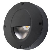 SG Callisto Wall LED opbouw zwart 4W 3000K dimbaar IP65 IK06