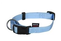Martin halsband basic nylon blauw (30-45X1,6 CM) - thumbnail