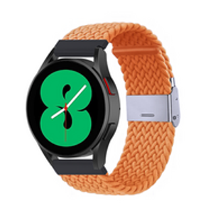 Braided nylon bandje - Oranje - Samsung Galaxy Watch 3 - 45mm