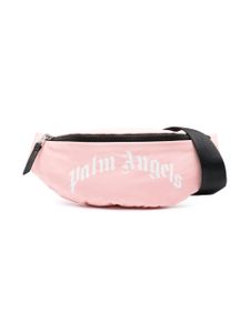 Palm Angels Kids sac banane à logo imprimé - Rose