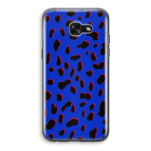 Blue Leopard: Samsung Galaxy A5 (2017) Transparant Hoesje