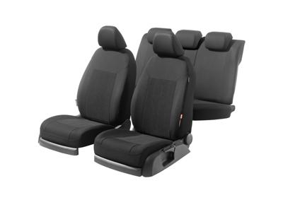 ULTIMATE SPEED Autostoelhoezen set (Zwart/rood)
