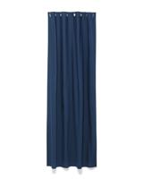 HEMA Kant en klaar gordijn met ringen - 270 x 140 cm (donkerblauw)