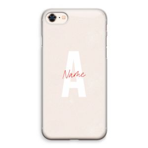 Strawberry Milkshake: iPhone 8 Transparant Hoesje