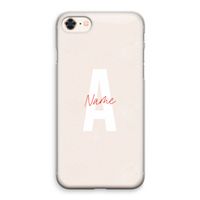 Strawberry Milkshake: iPhone 8 Transparant Hoesje Strawberry Milkshake: iPhone 8 Transparant Hoesje