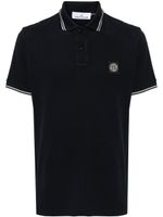 Stone Island polo en coton piqué - Bleu