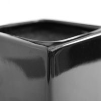 Kubis zwart 7,5x7,5 cm met vulling - thumbnail