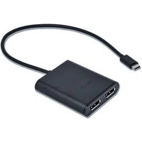 i-tec USB-C > Dual DisplayPort adapter 0,3 meter, 4K - thumbnail