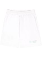 Sporty & Rich short de sport en coton à logo imprimé - Blanc - thumbnail