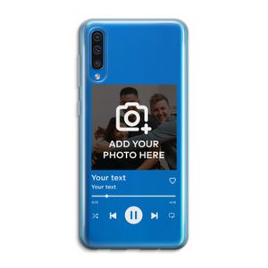 Music Player: Samsung Galaxy A50 Transparant Hoesje
