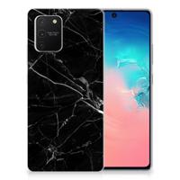 Samsung Galaxy S10 Lite | TPU | Siliconen hoesje | Marmer Zwart - Origineel Cadeau Vader
