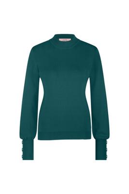 Luna col pullover - bottle green - 13234
