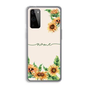 Zonnebloemen: OnePlus 9 Pro Transparant Hoesje