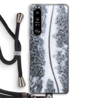 Snøfall: Sony Xperia 1 III Transparant Hoesje met koord