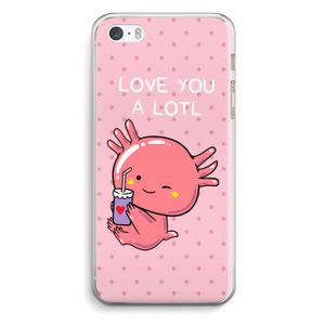 Love You A Lotl: iPhone 5 / 5S / SE Transparant Hoesje