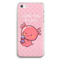 Love You A Lotl: iPhone 5 / 5S / SE Transparant Hoesje