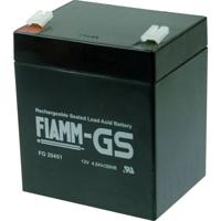 Fiamm PB-12-4,5-4,8 Loodaccu 12 V 4.5 Ah Loodvlies (AGM) (b x h x d) 90 x 107 x 70 mm Kabelschoen 4.8 mm Onderhoudsvrij, Geringe zelfontlading