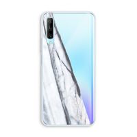 Gestreepte marmer: Huawei P Smart Pro Transparant Hoesje
