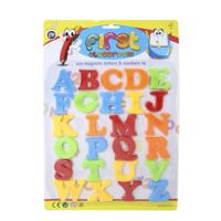 Alfabet letters set 26x stuks - magnetisch - 4 cm - magneet - koelkast - whiteboard - thumbnail