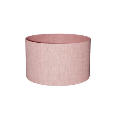 Rivvo Roze katoenen linnen lampenkap rond laag