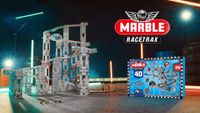 Marble Racetrax knikkerbaan circuit set 40 sheets - thumbnail