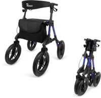 Parvum Rebel Rollator met luchtbanden-Blue
