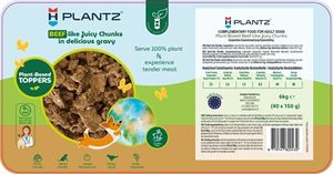 HENART PLANTZ TOPPERS BEEF LIKE POUCH 40X150 GR