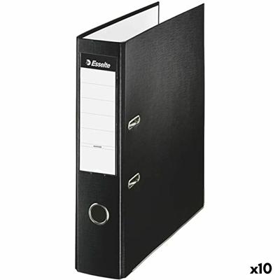Map met hendelboog Esselte Zwart Din A4 (10 Stuks)